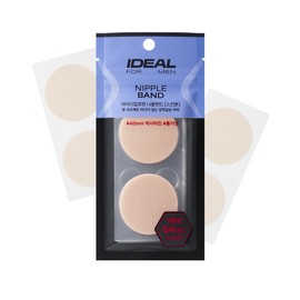 Ideal for Men Nipple Band (Skin Tone) 64 sheets [32 servings] / 아이디얼 포맨 니플 밴드(스킨톤) 64매입 [32회분]