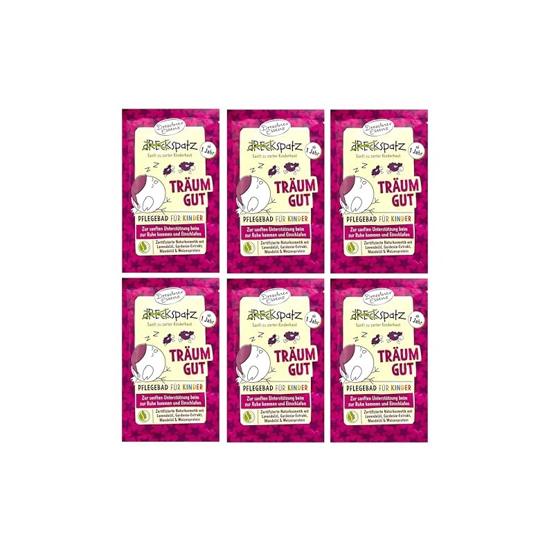 6er Pack Dresdner Essenz Pflegebad Träum gut 6 x 60g