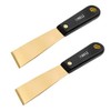 CHILI Tools 2PC. 1-1/4" Brass Putty Knife With Nylon Handle,