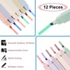 GOTFUN Pack of 12 Pastel Highlighter Pens, Marker Pastel Aesthetic