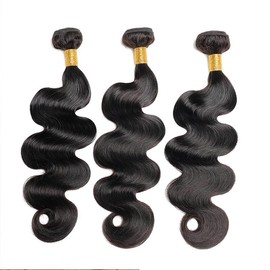 Body Wave Bundles Human Hair Brazilian Hair Weave Bundles 100% Natural Black Human Hair Extensions 1 3 4 PCS Bundles:_Body Wave_1PC 28inches