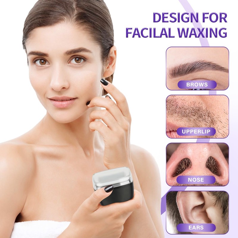Nose Wax Kit Men, Nose Ear Hair Waxing Kit 100g
