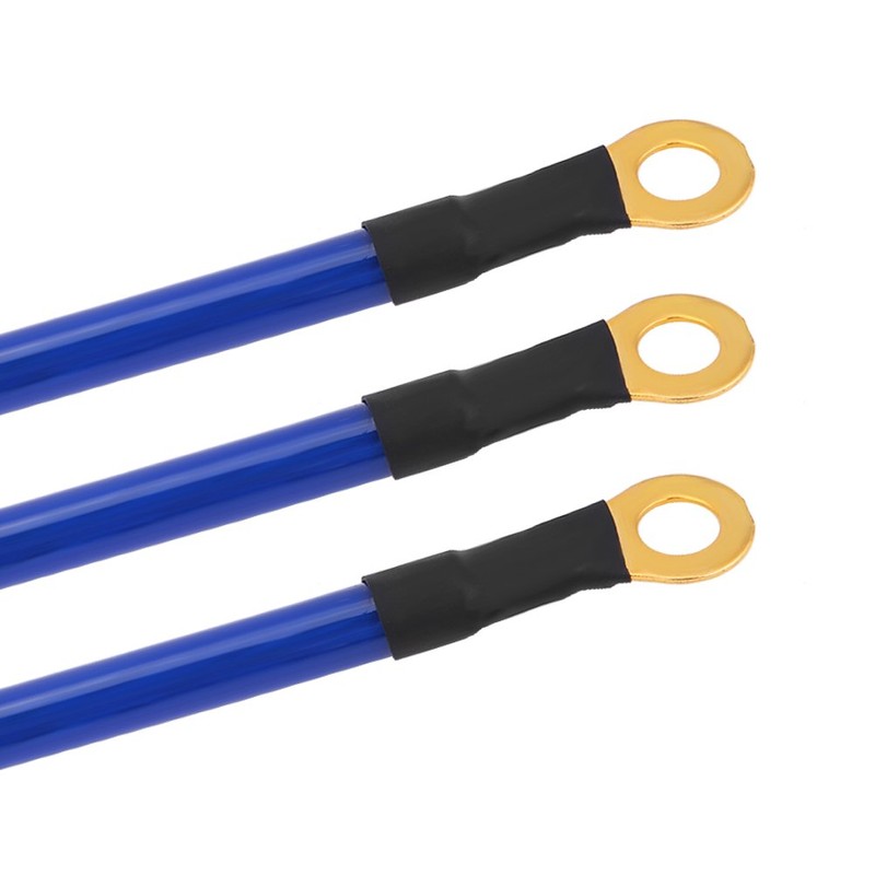 Qiilu Car Ground Wire,Universal 5-Point Auto Car Earth Cable System