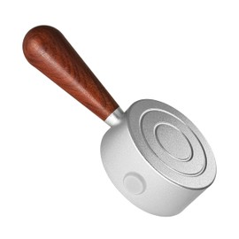 NEOUZA Espresso Machine Upgraded Steam Lever Compatible with Breville Sage Barista Expresso BES870XL BES875 BES876, Aluminum, Wood Handle (Silver)