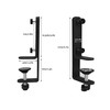 Desk Clamp 2Pcs - Tabletop Fixing Bracket Hook, Orifice Plate