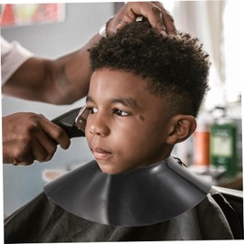 GALPADA 3 piezas Collar de Silicona Antideslizante para Corte y Tinte de Cabello Protector de Cuello Multipropósito para Peluquería y Maquillaje Negro