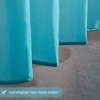 Furlinic Textile Shower Curtain Made of Fabric, Anti-Mould, Waterproof, Washable