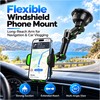 Suction Cup Car Phone Holder for Hands-Free Driving – Adjustable