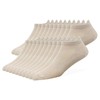 HaloYIYI Men's No Show Socks Beige Low Cut Mesh Breathable