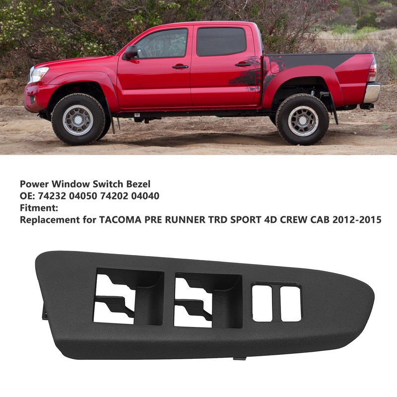 Master Power Window Switch Bezel 74232 04050 Front Left Window