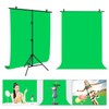 Green Screen Backdrop Kit with Stand, PULUZ 3.2x6.5ft Portable GreenScreen