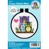 Design Works Crafts Owls Counted Cross Stitch Kit with Hoop