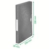 Leitz WOW 46290026 Storage Box, High-Quality Project Folder for up