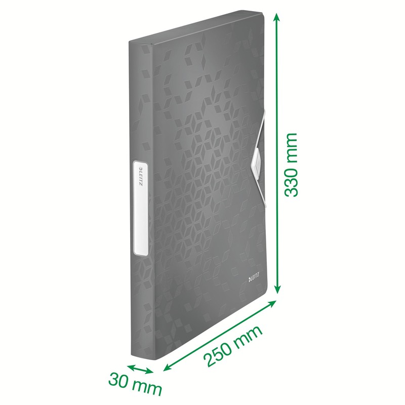 Leitz WOW 46290026 Storage Box, High-Quality Project Folder for up