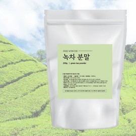 국내산 녹차 분말 100% 200g 100% Korean Green Tea Powder 200g