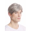 Wig Me Up – GFW994 51 Men's Wig Short kurzhaarig Crown Stylish Grey Light