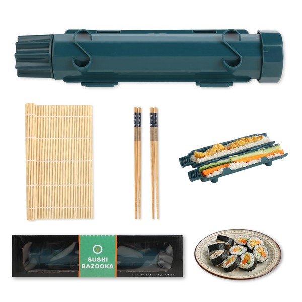 LUXECOVE 4-teiliges Sushi-Set, Multifunktionaler Sushi Maker, Geeignet zur Herstellung von