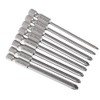 Saipor 8-Piece 75 mm Long Phillips Screwdriver Bits Set S2