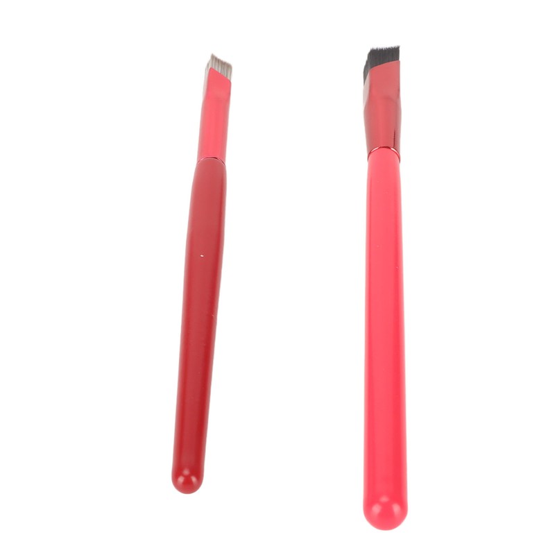 2 Pcs Eyebrow Brush Set Ultra Thin Bevel Multifunctional Makeup