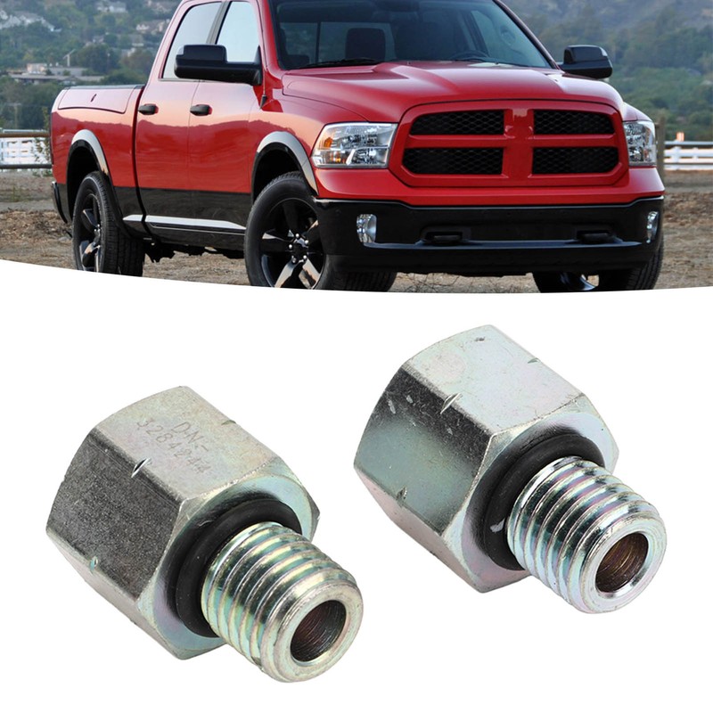 2 Pcs Turbo Oil Feed Line Connector Joint Turbine Supply