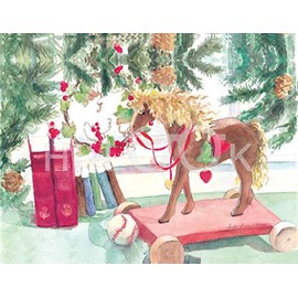 Hi-Look Microfiber Cleaning Cloth - Christmas Toy Horse