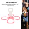 Portable Drink Carrier, Foldable Plastic Cup Holder, Reusable Cup Holder