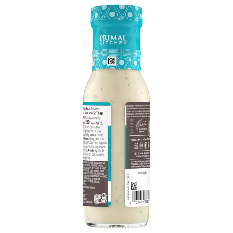 Primal Kitchen Ranch Salad Dressing & Marinade made with Avocado