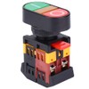 APBB-22 / 25N LED Light Double Push Button Switch NO