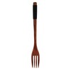 Tbest Wooden Fork, Waffle Iron, Kitchenware, Cutlery for Picnic, Barbecue,