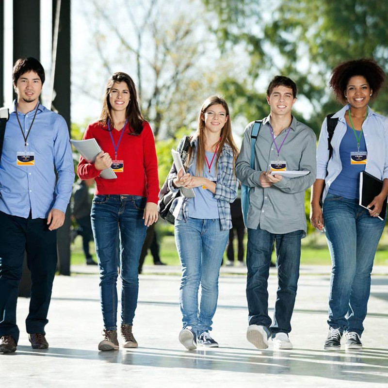 Ollain 25 Pack Breakaway Lanyard with J-Hook Bulk Flat Lanyards