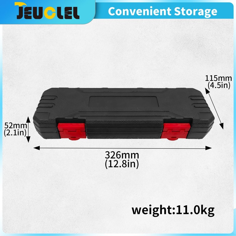 JEUCLEL 5PCS Magnetic Swivel Spark Plug Socket Set, 14mm Thin