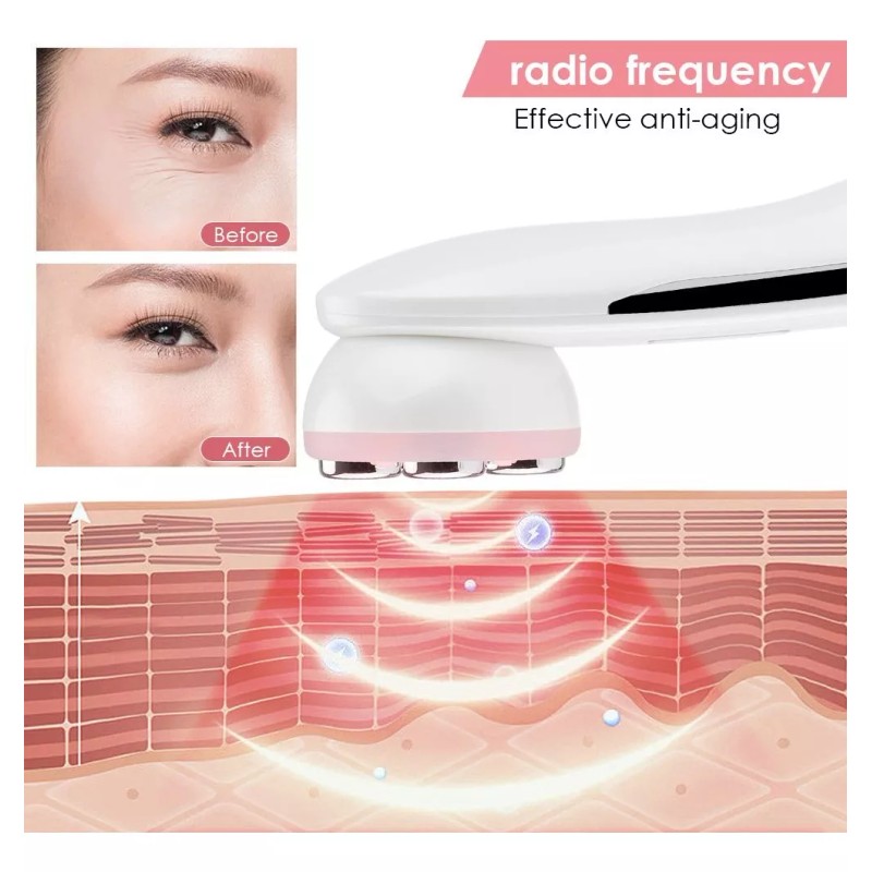 Dearbeauty Máquina Facial Ems+ Reafirmante+led +electroporador Arrugas
