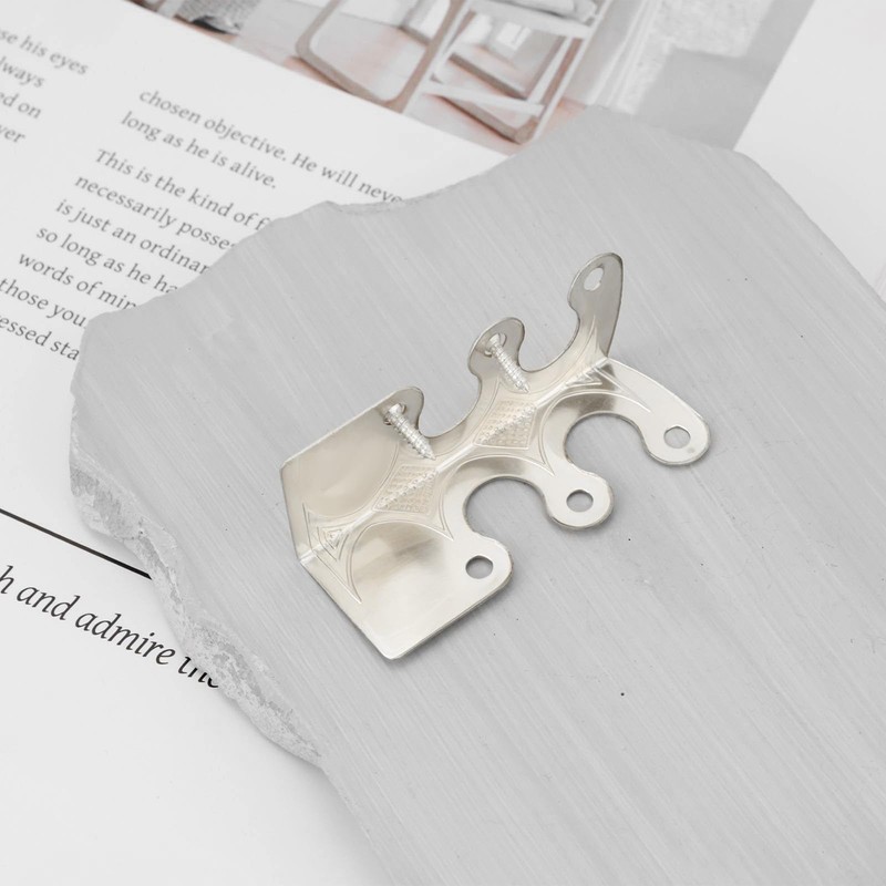 LT Easiyl 12Pcs Metal Corner Protectors Baseboard with Screws for