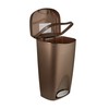 Umbra 084200-125 , Bronze Brim Large Kitchen Trash Stainless Steel