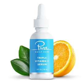 Triple Vitamina C Suero - Antienvejecimiento Antioxidante Iluminador Grado Clínico Cuidado de la Piel Limpia
