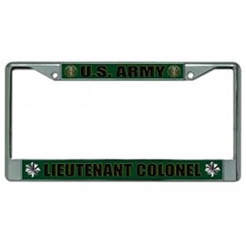 U.S. Army Lieutenant Colonel Chrome Frame