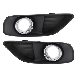 TRQ Driver & Passenger Side Fog Light Bezel Set Compatible with 2012-2014 Chrysler 300 CH1038150 CH1039150