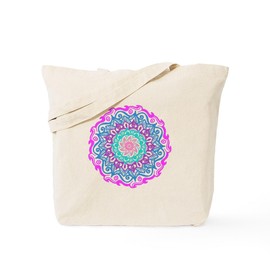 CafePress Boho Pattern Tote Bag Natural Canvas Tote Bag, Reusable Shopping Bag