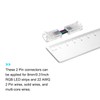 MECCANIXITY 4-Pin RGB LED Light Strip Connectors, 8mm Solderless Adapter
