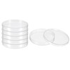 PATIKIL 75mm Plastic Petri Dishes with Lid, 6 Pcs Petri