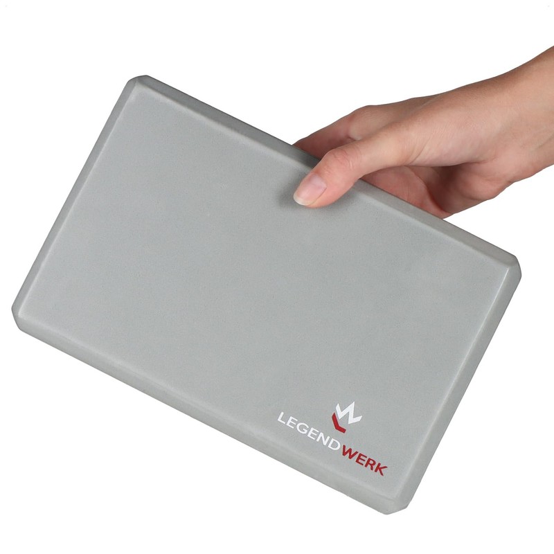 Legendwerk® 2 x Yoga Block Robust and Non-Slip - Yoga