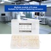 600Pcs Flat Washer 9 Sizes White Nylon Gasket Assortment Kit