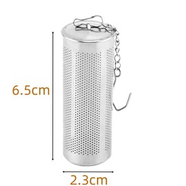 Loopunk 3pcs Stainless Steel Tea Infusers for Loose Tea, with Extended Chain and Hook, Leaf Tea Strainer for Loose Tea Leaves,Steeper for a Superior Brewing Experience