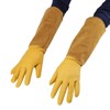 Rose Pruning Gardening Leather Gloves Wearproof Puncture Proof Long Work