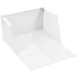 DOITOOL Splash Blocks for Gutters Downspouts, 6.9 inch Rain Gutter Downspout Splash Block, One-piece Molding Design for Water Drainage, White