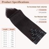 TESS Real Hair Extensions Clip-in Hair Extensions Standard Weft Grade