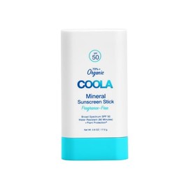 COOLA Protector solar mineral orgánico SPF 50 bloqueador solar en barra, cuidado de la piel probado por dermatólogos para protección diaria, vegano y 
