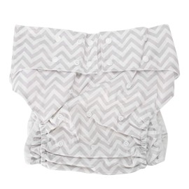 10Pcs Adult Cloth Diapers, Washable and Adjustable Adult Pocket Nappy Cover Close-fitting Reusable Diaper Cloth for Incontinence Care Protective Underwear, Suitable for Elderly Men Women (Z13)