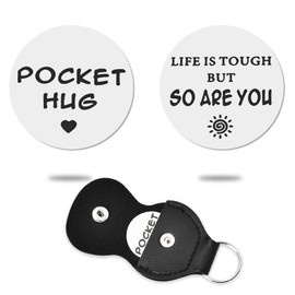 Life is Tough But So Are You Gift Pocket Hug for Best Friend Birthday Gifts for Boyfriend Girlfriend Get Well Soon Gifts for Women Men Anniversary Bday Gifts for Husband Wife Gifts for Brother Sister