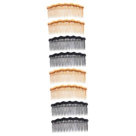 Mikinona 2sets Plastic Teeth Hair Combs for Women Girls Styling Comb Set for Detangle 4pcs*2